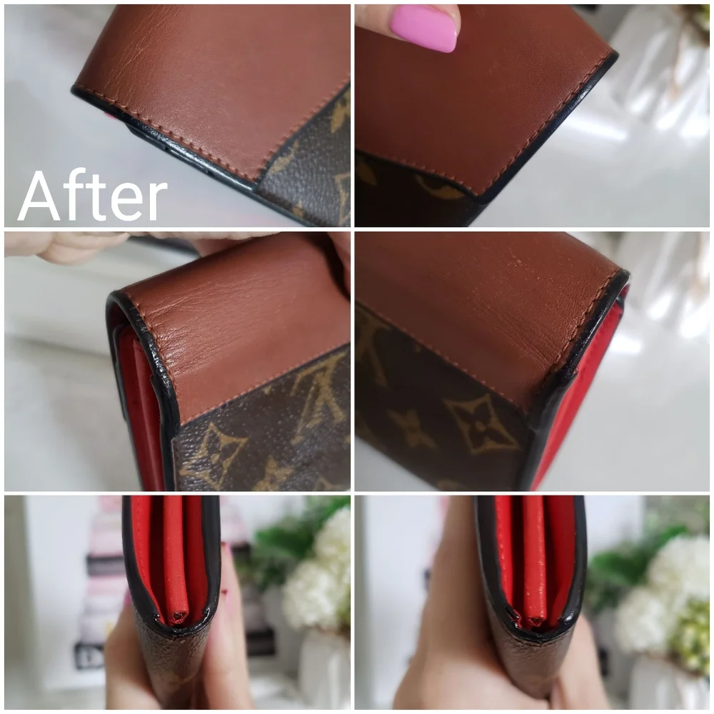 **SOLD**Authentic Pre-owned Rare Louis Vuitton Tuileries Tri-Colored Long Wallet - Picture 13 of 15